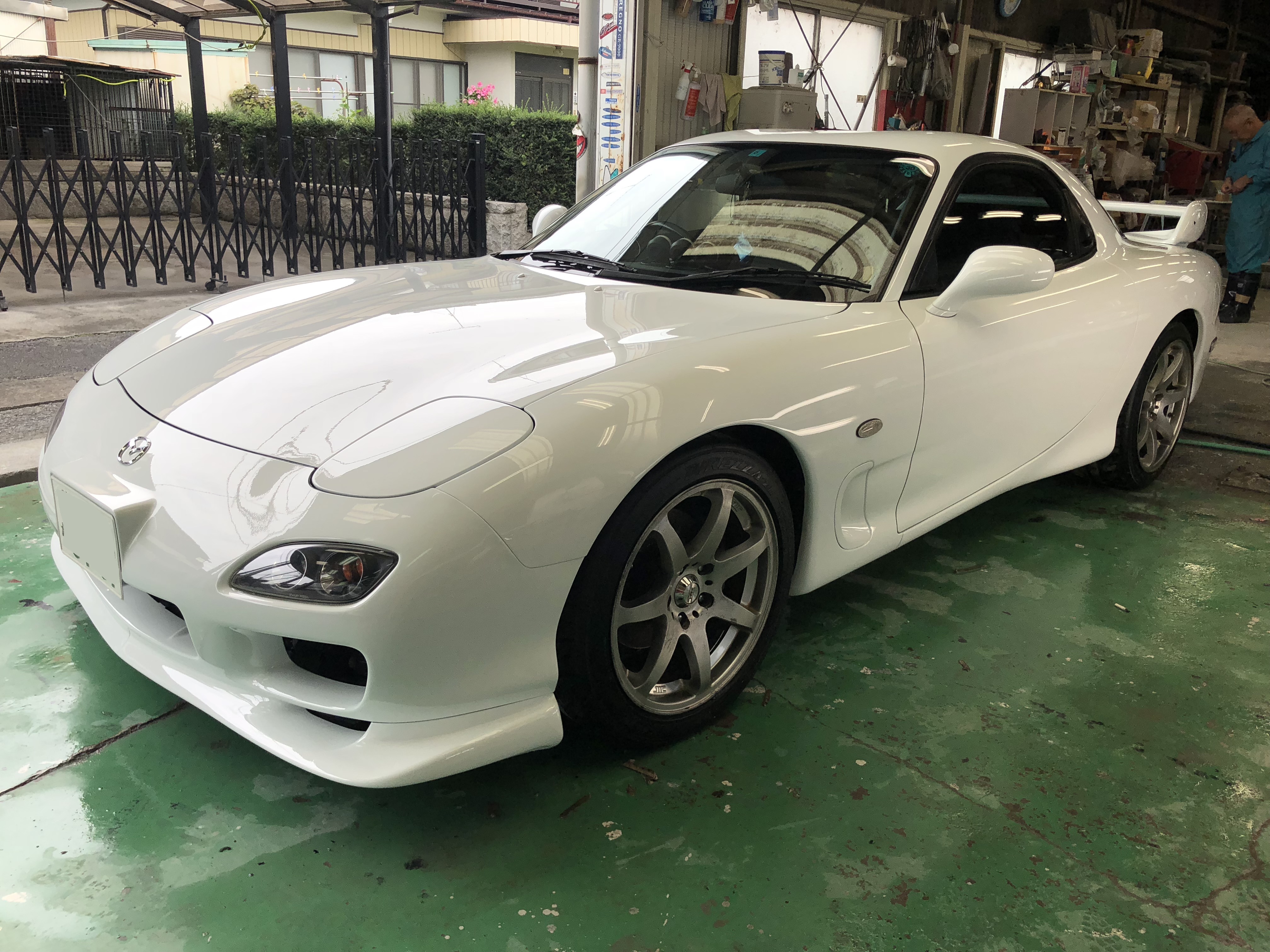 Rx 7 オールペイント 太田 桐生 佐野の方もご用達 足利のオートボディショップミヤモト